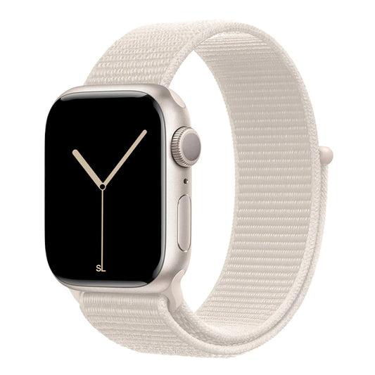 New style starlight sport loop watch band for apple watch series 10 42mm and 45mm and ultra 2 made from woven nylon