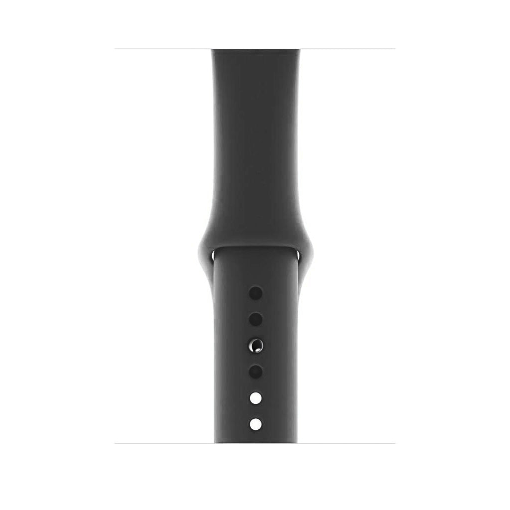 A charcoal grey Colour silicone watch strap sport band on an Apple watch series 10 46mm and 42mm and Ultra 2