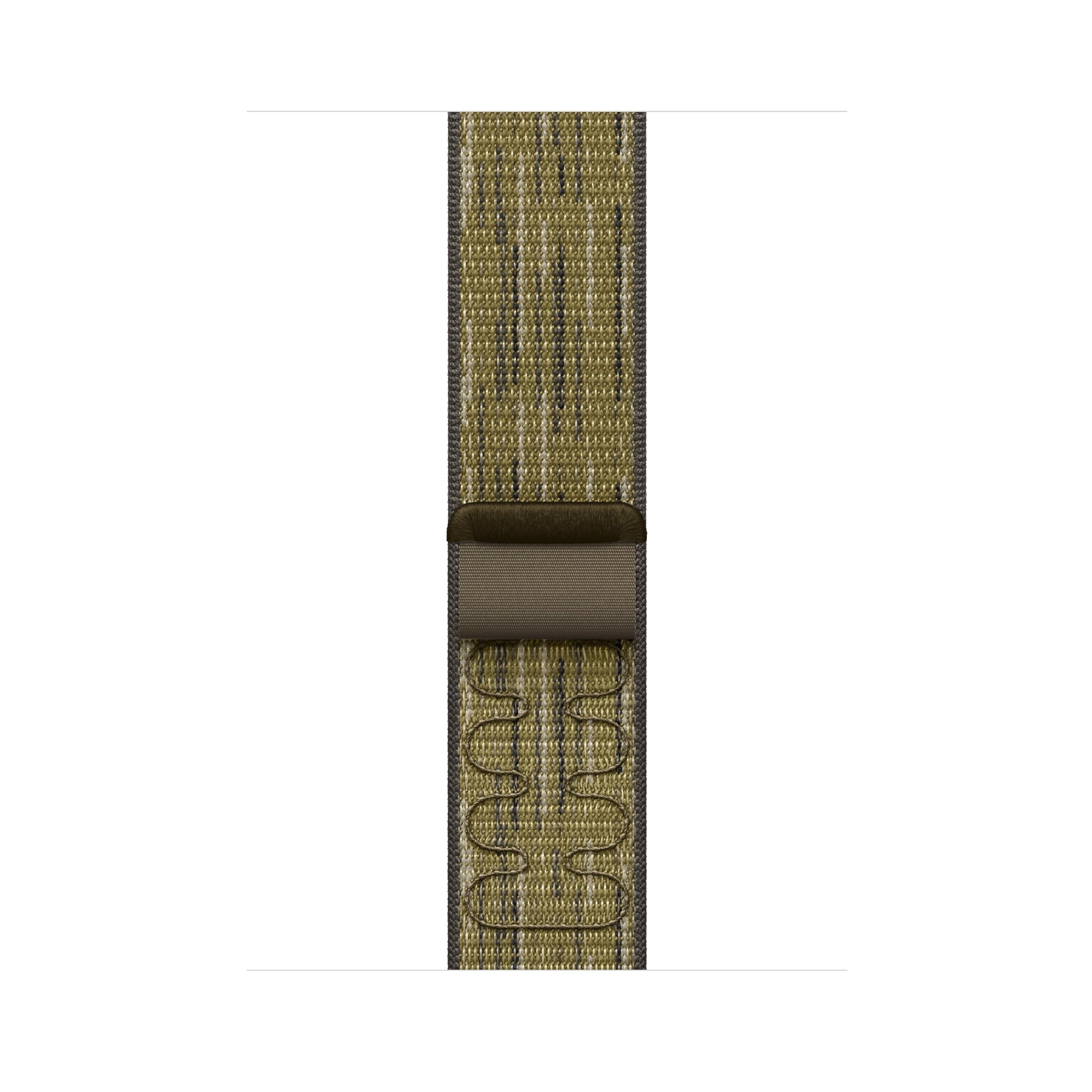 New style swamp green and grey with a stripe pattern sport loop active watch band for apple watch series 11 42mm 46mm and ultra 3 crafted from woven nylon