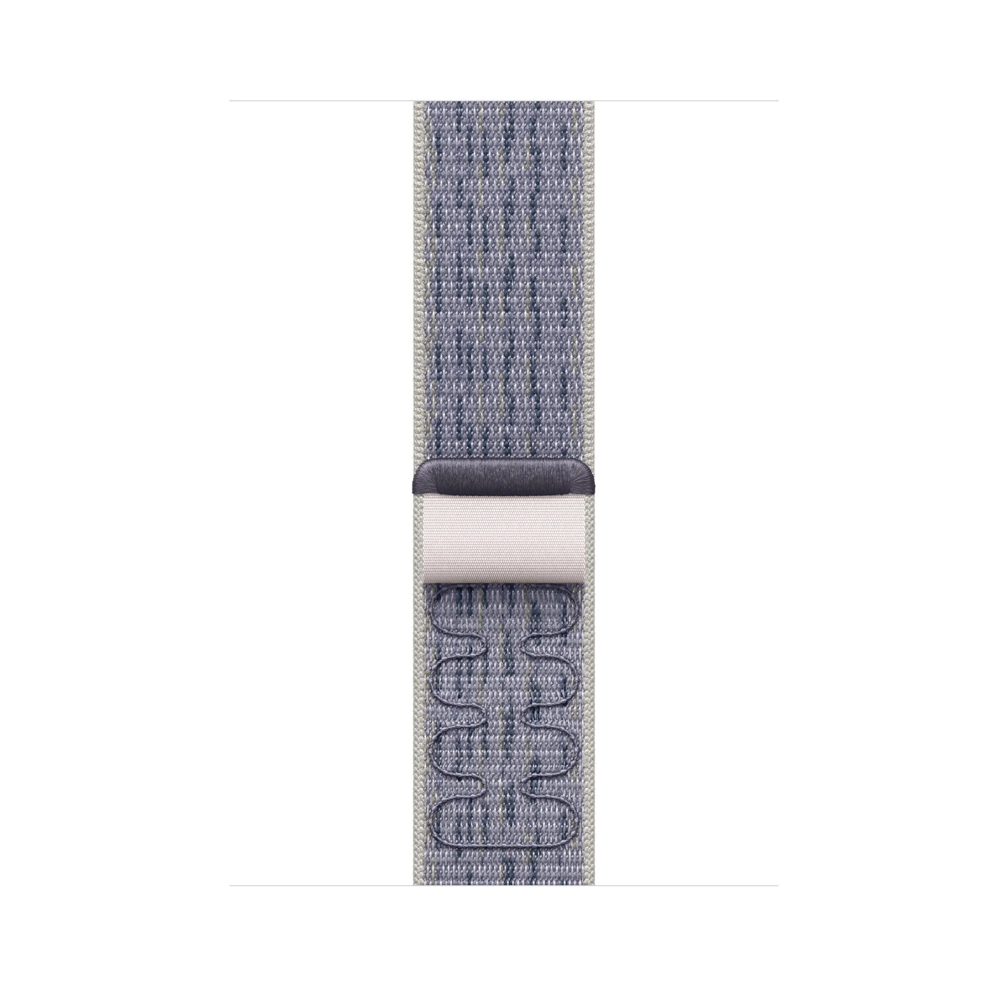 New style grey and blue with a stripe pattern sport loop active watch band for apple watch series 11 42mm 45mm and ultra 3 crafted from woven nylon
