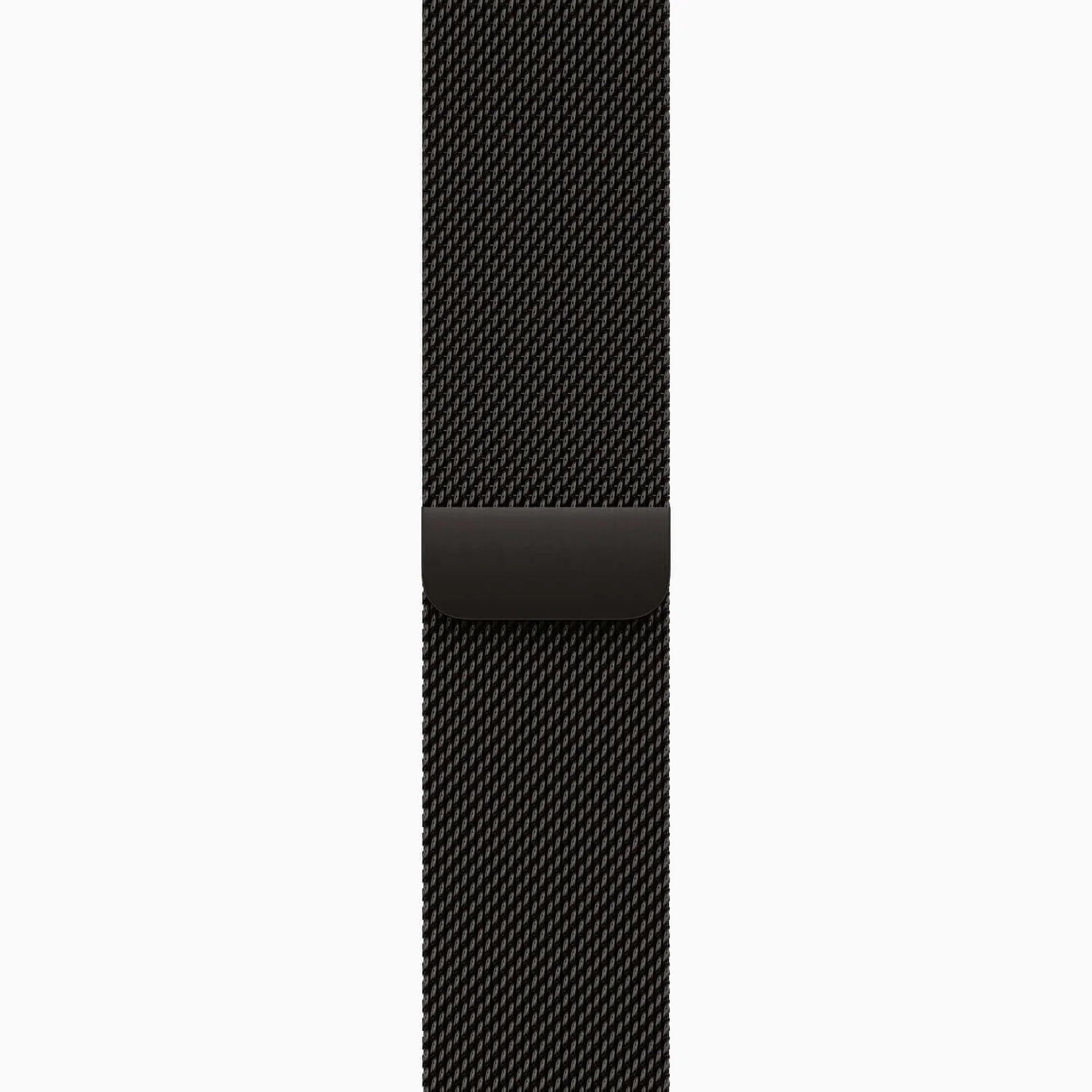 A classic black stainless steel milanese loop watch strap for the latest apple watch series 11 46mm 42mm and ultra 3