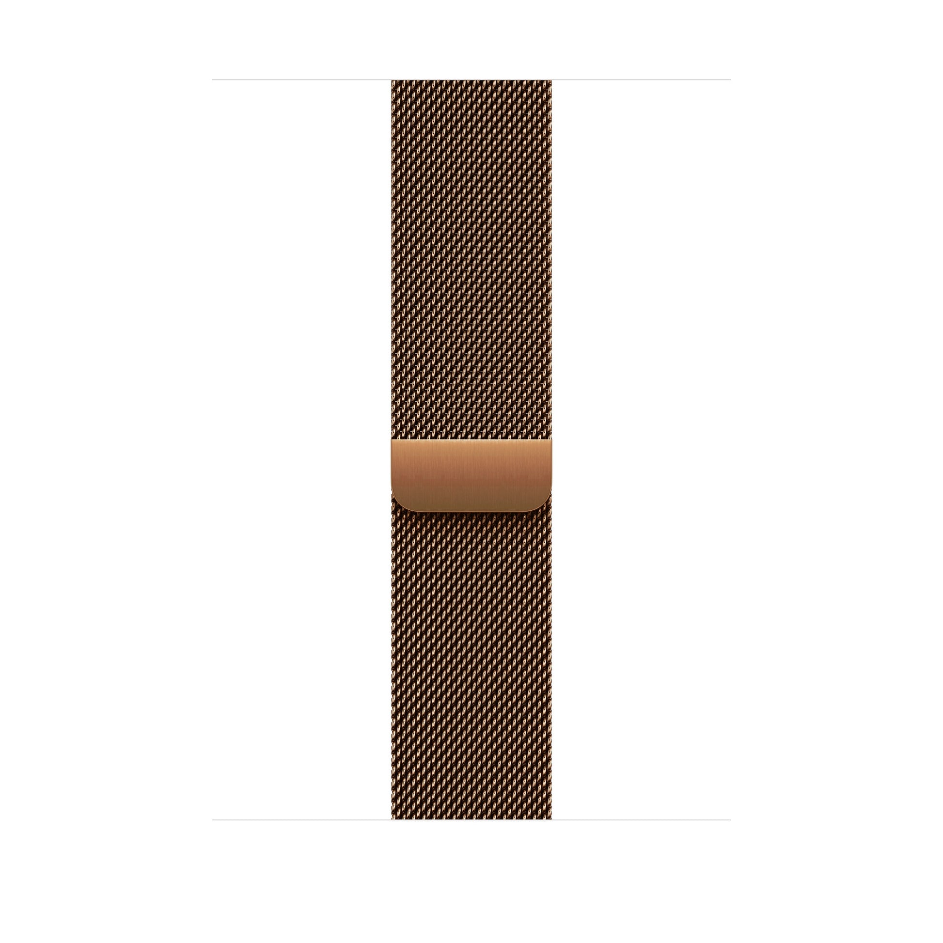 A brown bronze stainless steel milanese loop watch strap for the latest apple watch series 10 and ultra 2