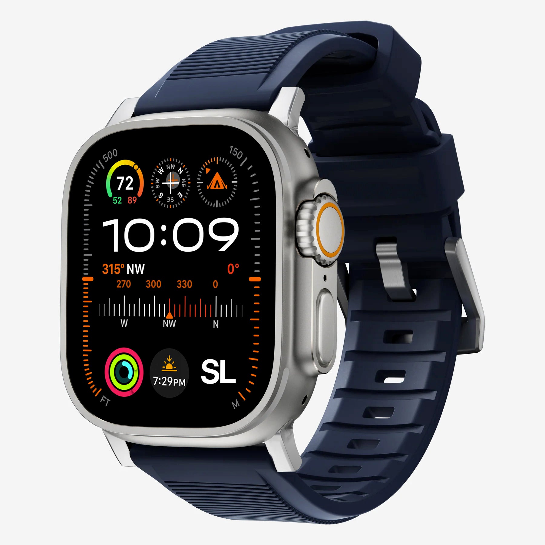 Navy Blue Modern Sport Strap for Apple Watch – Strap Laboratory