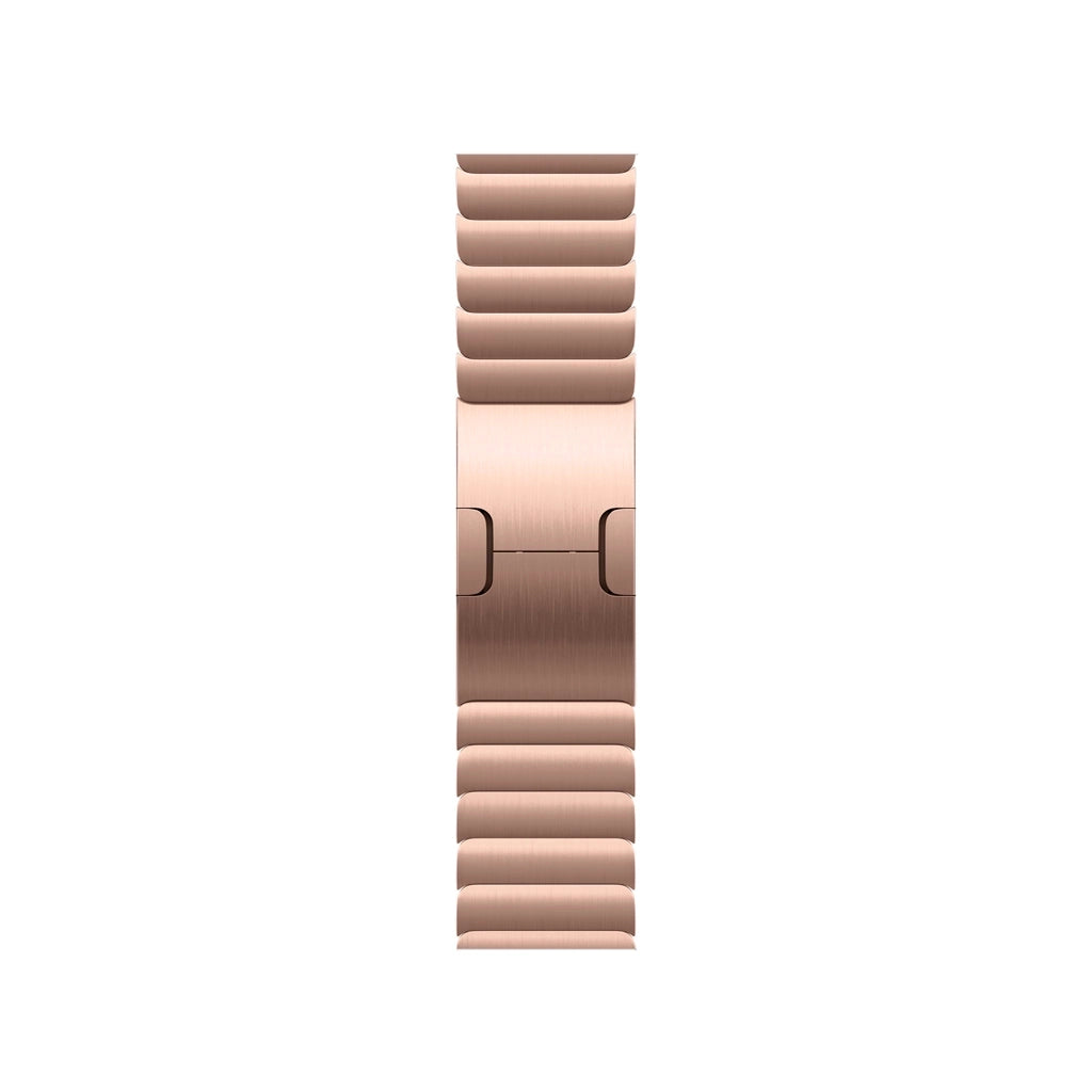Rose Gold Steel Link Bracelet for Apple Watch