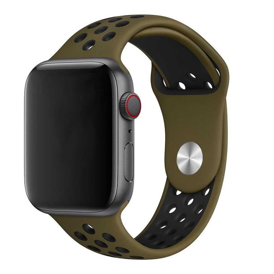 Apple watch olive green band sale