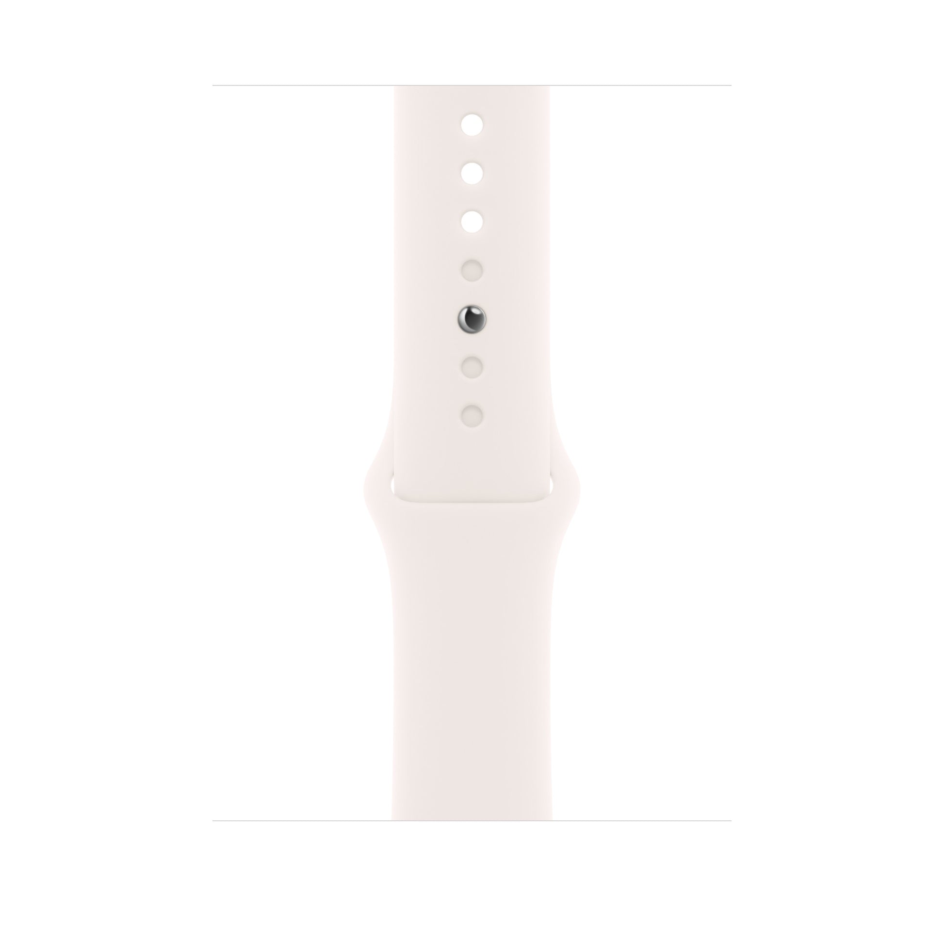 Light Blush Pink colour silicone watch strap made for apple watch series 10 42/45/46mm crafted for everyday wear