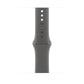 Stone Grey colour silicone watch strap made for apple watch series 10 42/45/46mm crafted for everyday wear