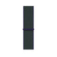midnight green nylon sport loop watch band for apple watch series 10 42mm and 45mm and ultra 2 made from woven nylon