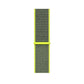 volt yellow nylon sport loop watch band for apple watch series 10 42mm and 45mm and ultra 2 made from woven nylon