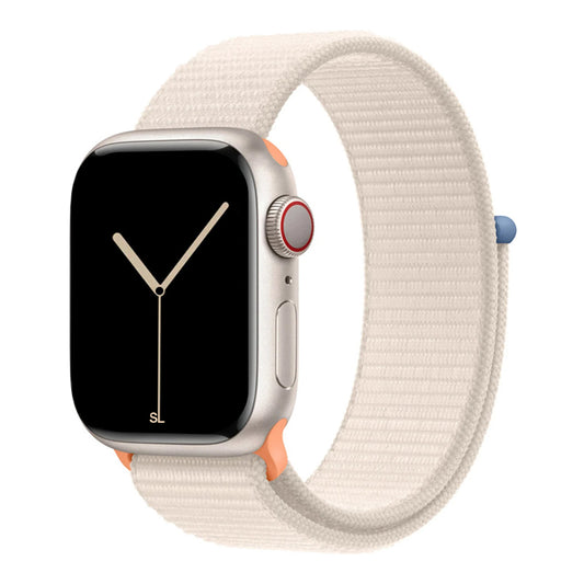 New style starlight sport loop watch band for apple watch series 10 42mm and 45mm and ultra 2 made from woven nylon
