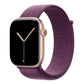New style plum purple sport loop watch band for apple watch series 10 42mm and 45mm and ultra 2 made from woven nylon