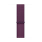 New style plum purple sport loop watch band for apple watch series 10 42mm and 45mm and ultra 2 made from woven nylon