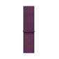 New style plum purple sport loop watch band for apple watch series 10 42mm and 45mm and ultra 2 made from woven nylon