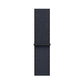 New style black ink colour sport loop watch band for apple watch series 10 42mm and 45mm and ultra 2 made from woven nylon
