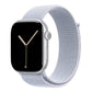 New style blue cloud sport loop watch band for apple watch series 10 42mm and 45mm and ultra 2 made from woven nylon