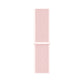 light pink yellow nylon sport loop watch band for apple watch series 10 42mm and 45mm and ultra 2 made from woven nylon
