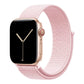 light pink yellow nylon sport loop watch band for apple watch series 10 42mm and 45mm and ultra 2 made from woven nylon