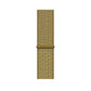 olive green nylon sport loop watch band for apple watch series 10 42mm and 45mm and ultra 2 made from woven nylon
