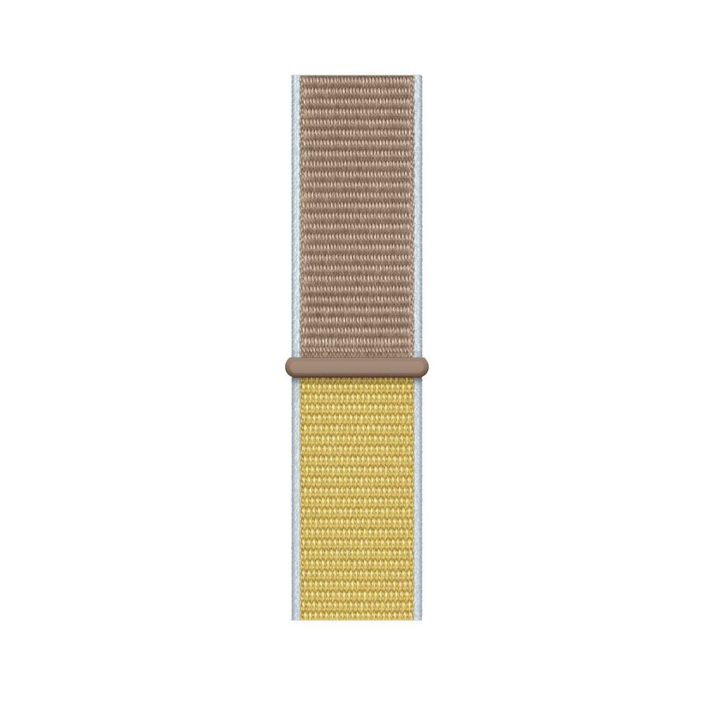 New style blue beige nylon sport loop watch band for apple watch series 10 42mm and 45mm and ultra 2 made from woven nylon