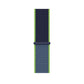 blue lime nylon sport loop watch band for apple watch series 10 42mm and 45mm and ultra 2 made from woven nylon