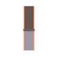 orange grey nylon sport loop watch band for apple watch series 10 42mm and 45mm and ultra 2 made from woven nylon