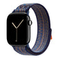 New style blue orange sport loop active watch band for apple watch series 11 42mm and 46mm and ultra 3 made from woven nylon