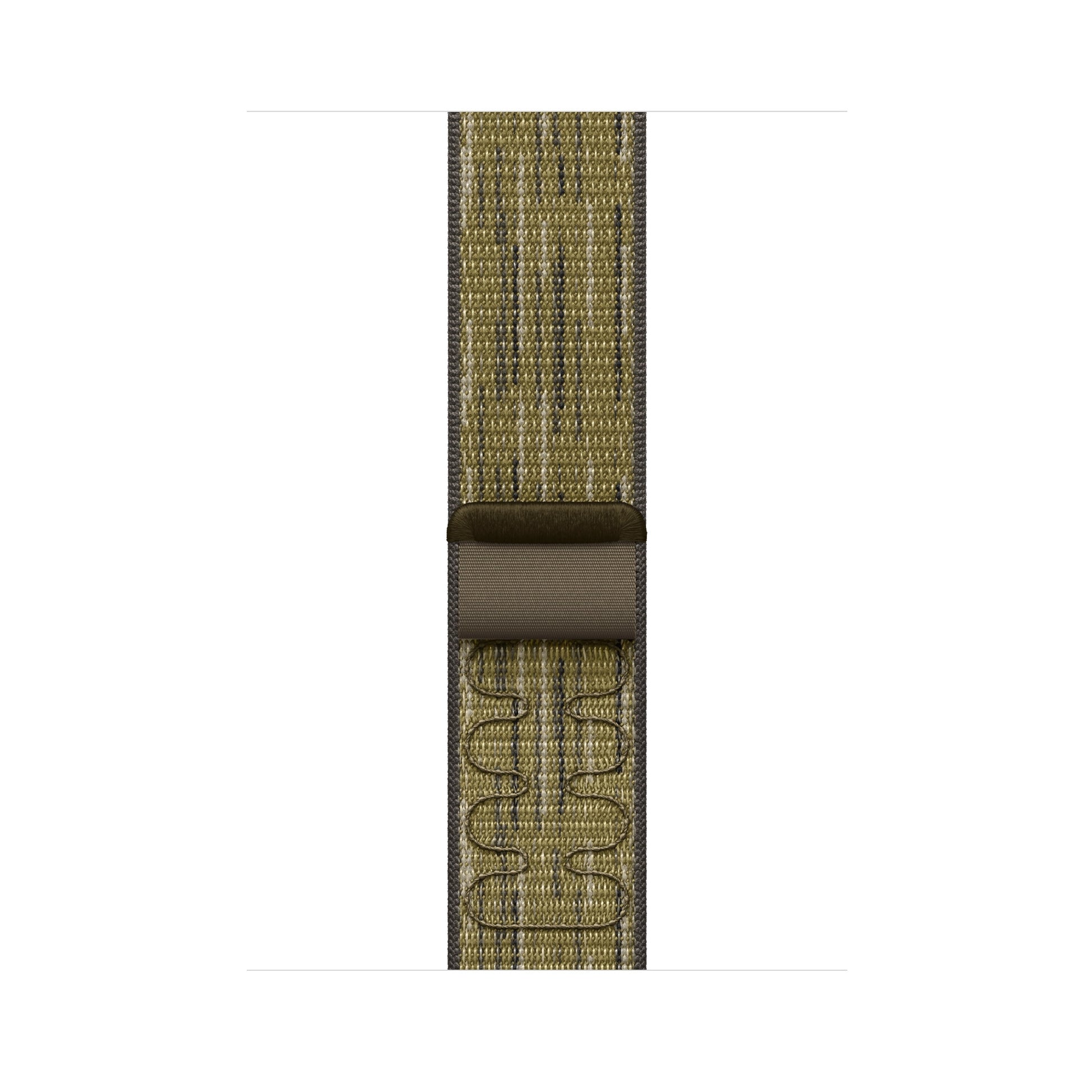 New style swamp green and grey with a stripe pattern sport loop active watch band for apple watch series 10 and ultra 2 crafted from woven nylon