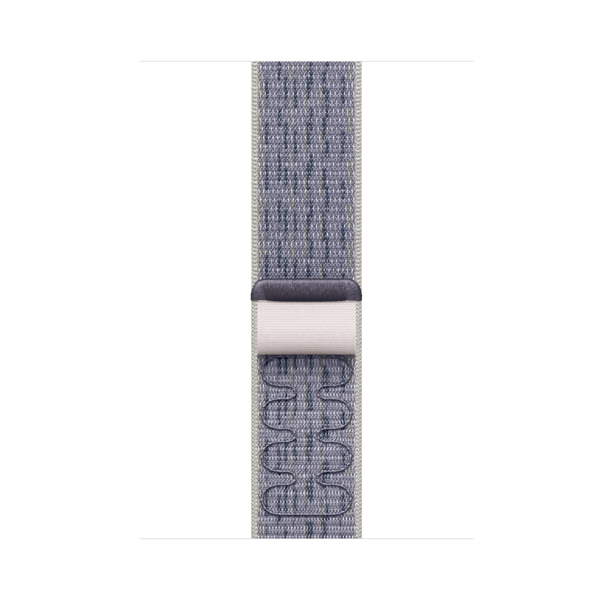 New style grey and blue with a stripe pattern sport loop active watch band for apple watch series 10 and ultra 2 crafted from woven nylon