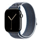 storm grey blue watch strap for apple watch series 11 42mm 46mm and ultra 3 made with woven nylon