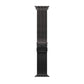 A black titanium colour looking watch strap band inspired by the titanium metal milanese for Apple watch series 10 and Ultra 2
