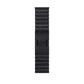 black colour metal stainless steel link watch strap for apple watch series 10 42mm and 45mm and ultra 2