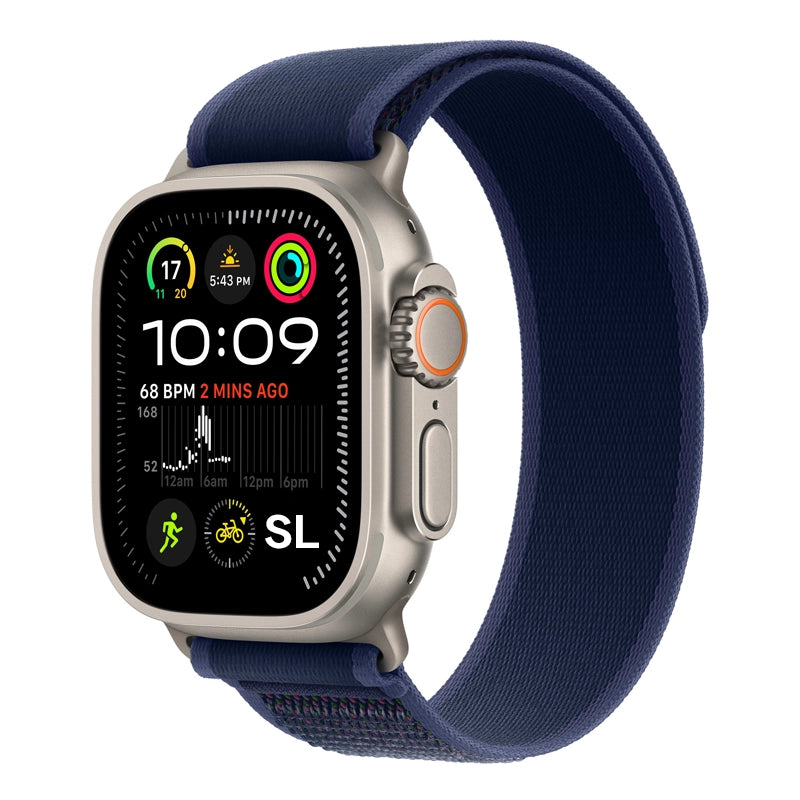 Latest Blue colour Trail Loop watch strap band for Apple Watch Series 10 and Ultra 2 made from premium nylon