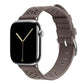 brown colour knitted tricot nylon yarn fabric watch strap for apple watch series 11 42mm , 45mm, 46mm and ultra series