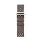 brown colour knitted tricot nylon yarn fabric watch strap for apple watch series 11 42mm , 45mm, 46mm and ultra series