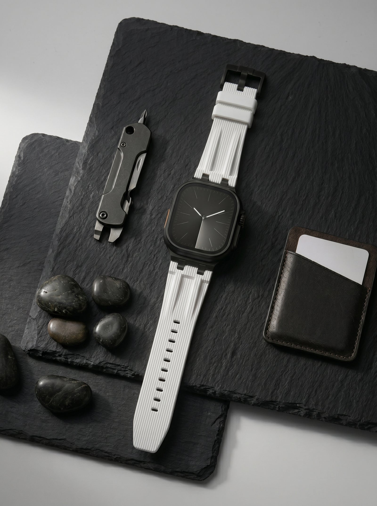 Black Royal FKM Strap for Apple Watch