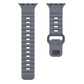 Dark Grey colour premium FKM Fluoroelastomer Rubber watch strap band designed for adventurers and mountain hiking for Apple watch series 11 size 46mm and Ultra 3