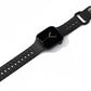 Black colour premium FKM Fluoroelastomer Rubber watch strap band designed for adventurers and mountain hiking for Apple watch series 11 size 46mm and Ultra 3
