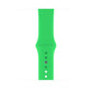 A bright radioactive electric green colour apple watch sport band made from premium silicon for series 10 42mm 45mm 46mm and ultra 2