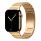 Gold metal stainless steel metal link watch bracelet strap for apple watch series 11 46mm and 45mm and ultra 3 49mm