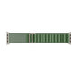 A green colour premium nylon watch strap band designed for adventurers and explorers that wear the Apple watch series 10 and Ultra 2