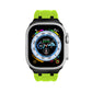 Lime Green Metal Silicone Strap for Apple Watch