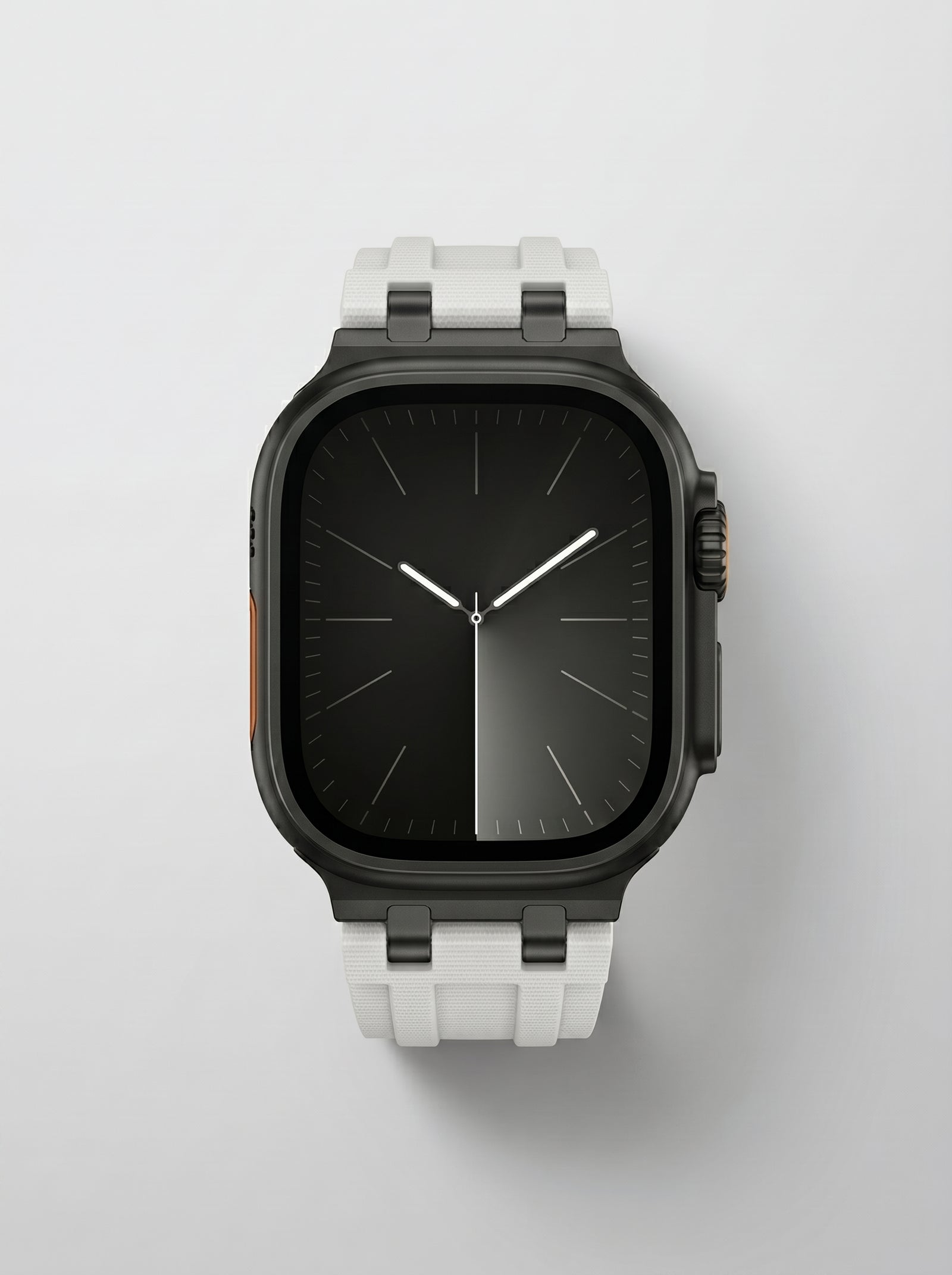 White Royal FKM Strap for Apple Watch