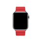 Red Single Tour Leather Strap for Apple Watch