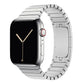 silver colour metal stainless steel link watch strap for apple watch series 10 42mm and 45mm and ultra 2