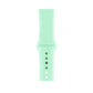 soft mint green colour silicone watch strap made for apple watch series 10 41/42/45/46mm crafted for everyday wear