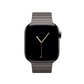 space black colour metal stainless steel link watch strap for apple watch series 10 42mm and 45mm and ultra 2