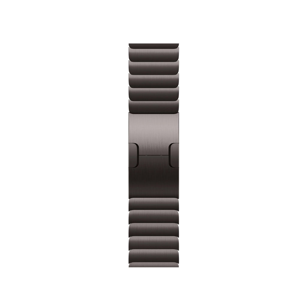 space black colour metal stainless steel link watch strap for apple watch series 10 42mm and 45mm and ultra 2