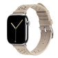 starlight colour knitted tricot nylon yarn fabric watch strap for apple watch series 11 42mm , 45mm, 46mm and ultra series