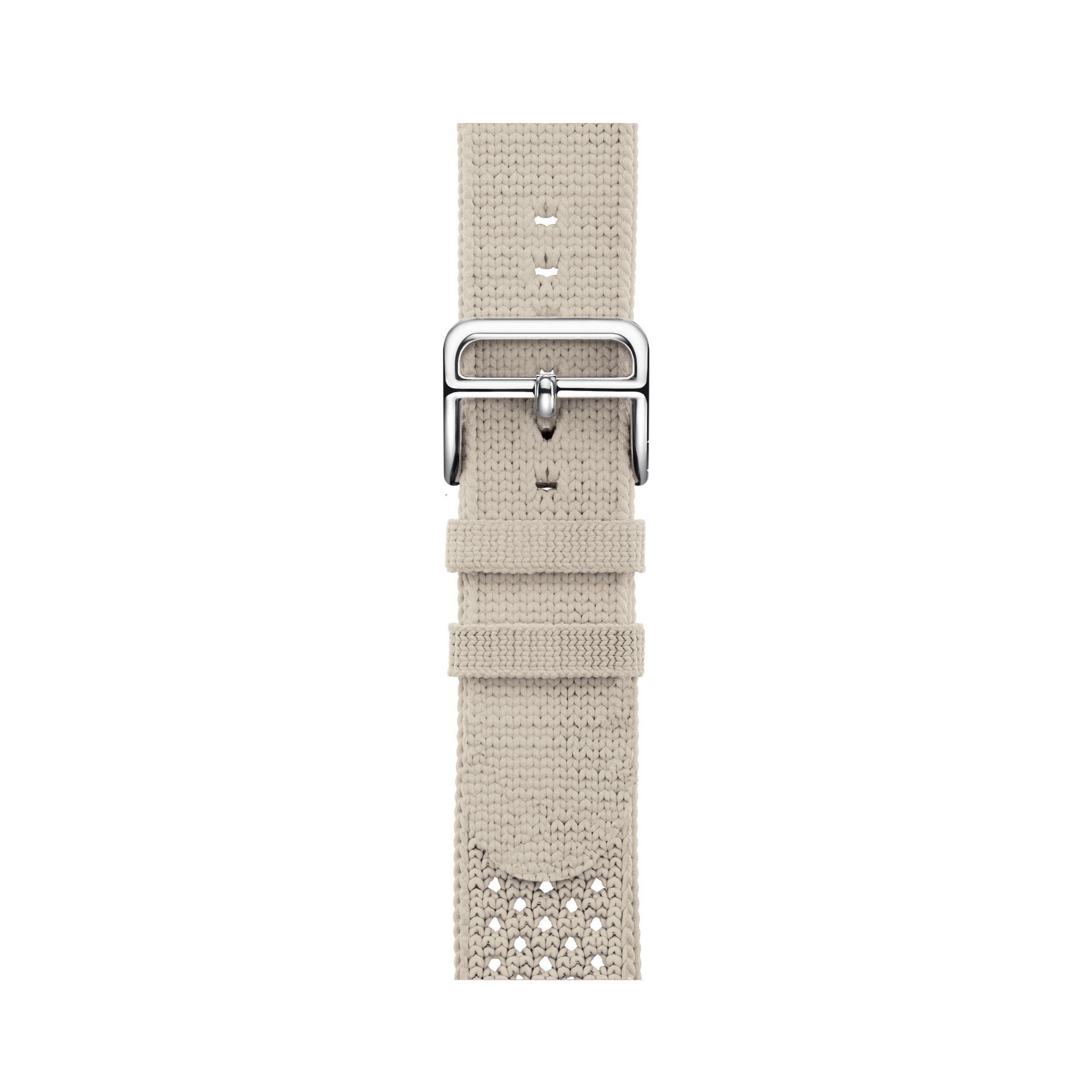 starlight colour knitted tricot nylon yarn fabric watch strap for apple watch series 11 42mm , 45mm, 46mm and ultra series