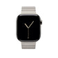 space silver colour metal stainless steel link watch strap for apple watch series 10 42mm and 45mm and ultra 2